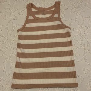 Blush stripe tank